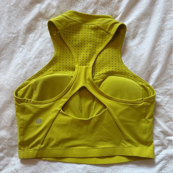 Lululemon Athletica | Unleash Strength Bra Green Tank Top 8 - Picture 4 of 4
